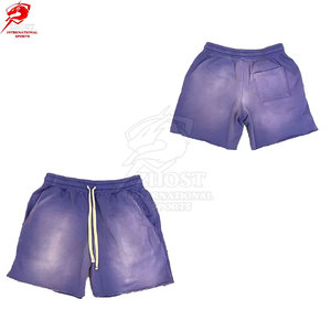 Pantalones Cortos Casuales Clásicos para Hombre, Estilo Lavado, Ajuste Cómodo, Lavado Ácido, para una Apariencia de Moda Atemporal - Product Image 3