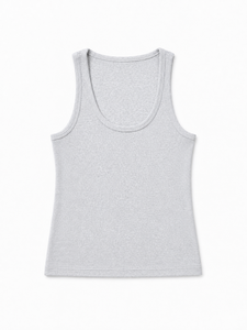 Camiseta sin mangas básica premium para mujer - Product Image 1