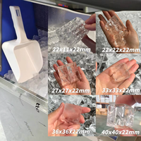 Machine à glaçons en blocs, en cubes et en boules, de qualité commerciale, transparente comme du cristal, pour restaurants/boutiques/hôtels