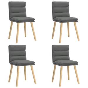 Ensemble de 4 chaises de salle à manger gris foncé - Product Image 2