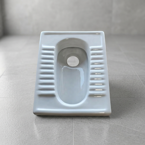 Eastern Medium Deep White <b>Ceramic</b> Squatting <b>Pan</b> Orissa WC Toilet Floor Mount Sanitary Ware Factory Export - Product Image 2