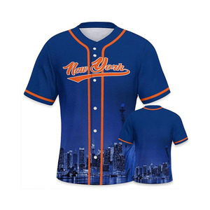 Camiseta con estampado del horizonte nocturno de la ciudad de Béisbol, ropa para hombres, regalos para fanáticos, S-2XL - Product Image 1