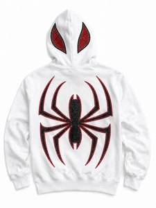 High Quality Most Selling Unisex <b>White</b> <b>Zip</b> <b>Up</b> Hoodie 100% Cotton Fleece Terry Streetwear Winter Sweatshirt - Product Image 4