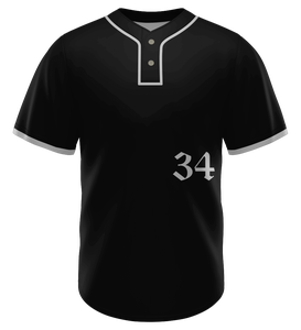 Camiseta de Béisbol Personalizada al por Mayor con Rayas de Camuflaje, Uniforme de Equipo con Botones Delanteros para Hombre, Transpirable, de Secado Rápido, Proveedor OEM ODM - Product Image 3