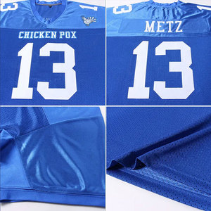 Uniforme de football américain personnalisé avec nom d'équipe, numéro, logo, entraînement sportif, maillot de football américain à manches courtes, OEM - Product Image 6