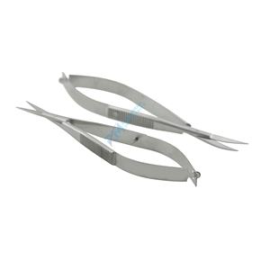 Ciseaux de haute qualité en acier inoxydable argenté, poignée antidérapante, pointe droite et aiguisée, ciseaux à ressort - Product Image 2