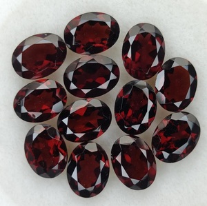 Pierre précieuse grenat naturel en vrac, taille facetée, grenat de haute qualité pour la fabrication de bijoux, vente en gros - Product Image 5