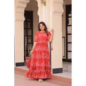 Vestidos de Fiesta con Estampado Hermoso de Diseñador, Vestido de Noche con Aspecto Elegante - Product Image 6