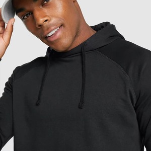 Sudadera con Capucha Oversize para Hombre, Color Liso, Algodón French Terry, Casual de Invierno, Estampado Digital, Estilo Urbano, con Bolsillo, Antiencogimiento - Product Image 5