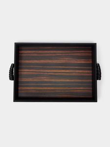 Handmade Wooden Rectangle Serving Tray Natural Mango Wood Breakfast Tray for Home Hotel Restaurant - Product Image 3