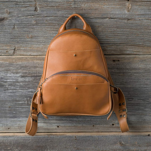 Style de luxe haute capacité en cuir véritable sac à dos de sport motif géométrique fermeture éclair pour décontracté école garçons filles voyage en plein air - Product Image 5