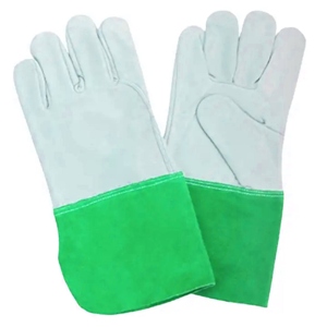Gants de sécurité en cuir pleine fleur ignifuge de qualité supérieure, avec manchette renforcée, 7 oz, pour soudure, construction et lutte contre les incendies - Product Image 3