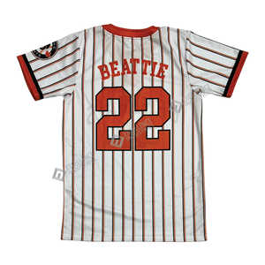 Camiseta de Béisbol de la Mejor Calidad, Corta, 100% Poliéster, Personalizable para Atletas, Tejido que Absorbe la Humedad, Corte Atlético, Comodidad y Durabilidad - Product Image 2