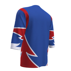 Uniforme de hockey sur glace unisexe en polyester, vêtements de sport respirants à séchage rapide, vêtements de hockey pour adultes personnalisés par sublimation OEM - Product Image 1