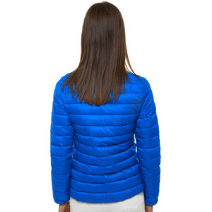 Veste matelassée respirante et chaude pour femmes, couleur unie, imperméable, légère, en polyester brillant - Product Image 3
