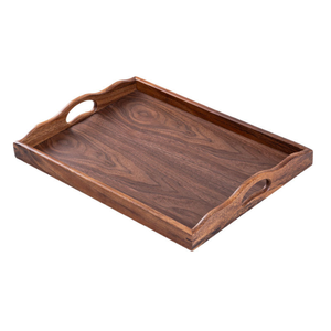 ถาดไม้วอลนัทอเมริกาใต้สไตล์โมเดิร์นอเนกประสงค์ พร้อมหูจับ - Product Image 1