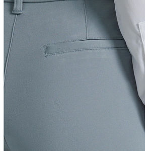 Pantalon de costume plissé pour femme, coupe large, taille élastique, longueur complète, élégant, pour le bureau ou décontracté - Product Image 5