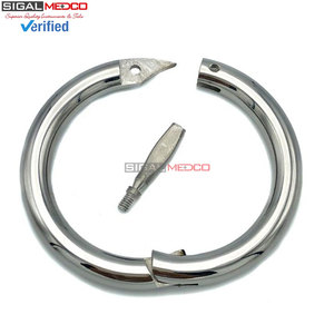 Custom Stainless Steel Bull <b>Nose</b> <b>Ring</b> with Diagnosis and Injection Function Veterinary Livestock Medical Tool Reusable Durable - Product Image 2
