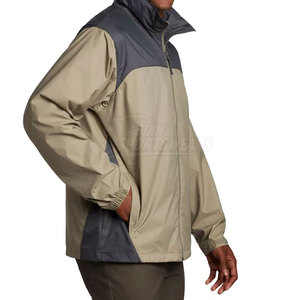 Chaqueta cortavientos moderna y elegante sin costuras para ropa deportiva a la moda, abrigo de entrenamiento con cremallera completa en tono sólido. - Product Image 5