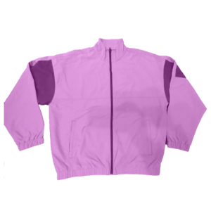 Men's Pink <b>Racer</b> <b>Jacket</b> Stand Collar Zipper Closure Solid Color Casual Autumn Wear Regular Fit Polyester Fleece Material - Product Image 4