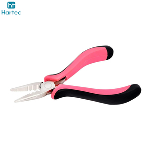 Meilleures pinces à extensions de cheveux professionnelles de qualité supérieure, couleur rose et noire, poignée de bonne qualité, matériau de première qualité, robustes, antidérapantes - Product Image 2