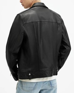 Veste en cuir de vachette résistante à l'eau de haute qualité pour hommes, couleur personnalisée, 100% cuir, veste en cuir pour hommes - Product Image 3