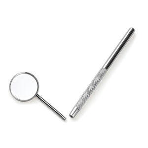 Private Label Personalized Stainless Steel Eyelash Extension <b>Mirror</b> <b>Square</b> Shape Long Handle Lighted - Product Image 1