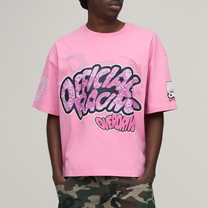 Camiseta Personalizada para Hombre con Serigrafía, Diseño Gráfico OEM, Estilo Urbano, Manga Corta, Cuello Redondo, Prenda Casual de Moda - Product Image 4