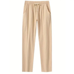 Nouveau pantalon habillé slim à rayures pour homme – Formel, décontracté, de bureau – Coupe ajustée, design élégant en tissu – OEM ODM - Product Image 5