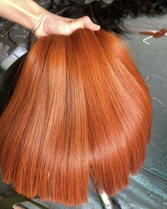 ผมต่อ Caha แท้ 100% เรมี่แฮร์ แบบ Double Drawn สีออมเบรบลอนด์ส้ม ผมเวอร์จินเวียดนาม ต่อแบบ Machine Weft น้ำหนัก 100 กรัม - Product Image 4