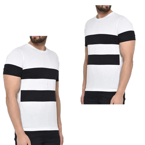 Camiseta Lisa de Alta Calidad para Hombre, Verano, Informal, Algodón Suave y Transpirable, Cuello Redondo, Manga Corta, Estilo Moderno para Uso Diario - Product Image 6