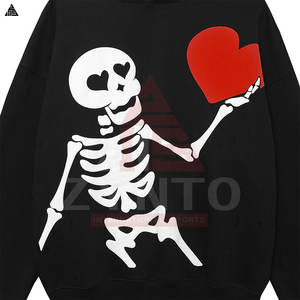 Sudadera con Capucha de Algodón 100% para Hombre, Calidad Superior, Diseño Clásico con Estampado, Personalizable, Otoño - Product Image 3