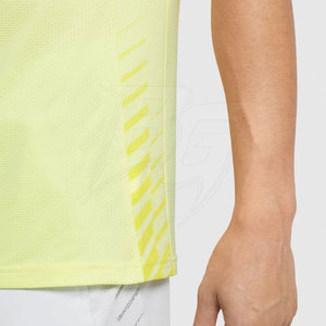 Camisetas Deportivas Ajustadas de Punto para Hombre, Transpirables, de Secado Rápido, Tejido de Spandex/Poliéster para Fitness y Deportes - Product Image 6