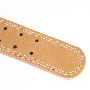 Ceintures en cuir véritable avec logo personnalisé et rembourrage pour squats et entraînements de musculation intensifs, hommes et femmes - Product Image 3