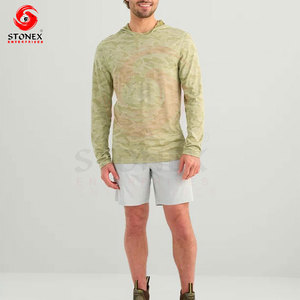 Wholesale Men's <b>UV</b> <b>Protection</b> Fishing <b>Hoodie</b> Quick Dry Long Sleeve Athletic Performance <b>hoodie</b> - Product Image 1