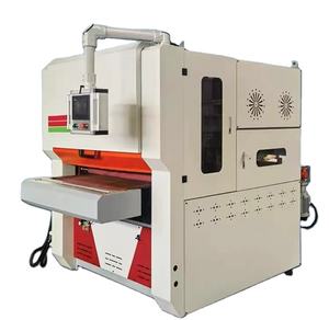 Chinese leverancier RVS plaat ontbraammachine Aluminium vlakke automatische slijp-, polijst- en buffmachine met goede prijs, goedkopere prijs - Product Image 1