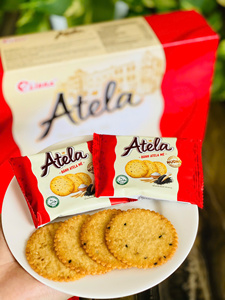 Cracker aromatisé au sésame 342g, goût sucré et noisetté, emballé en boîte, ODM OEM, vente en gros, usine du Vietnam, échantillon gratuit - Product Image 5