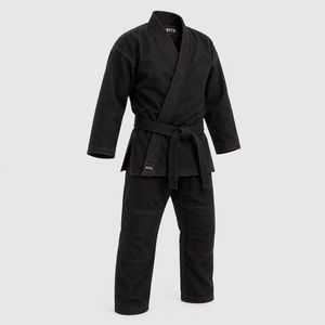 Kimono de Jiu-Jitsu RITS blanc en polyester/coton léger et durable pour adulte unisexe – Vêtement d'arts martiaux respirant, le plus vendu, vente en gros - Product Image 2
