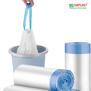 Bolsas de basura con cordón de plástico biodegradable respetuosas con el medio ambiente, resistentes a las fugas, resistentes al desgarro - Product Image 4