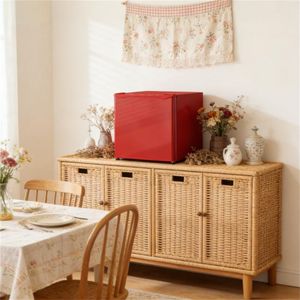 Mini Desktop Red Compact Refrigerator Small Mini Freezer - Product Image 3