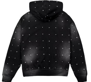 เสื้อฮู้ดดี้ผู้ชายประดับเพชรเทียม ราคาถูก บริการ OEM ราคาขายส่ง สินค้ามาใหม่ แห้งเร็ว นุ่ม ระบายอากาศได้ดี - Product Image 6