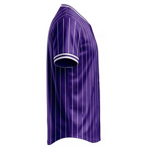 Camiseta de Béisbol Sublimada Personalizada, Tejido Transpirable de Alto Rendimiento, Impresión a Todo Color, Uniformes Deportivos, Dropshipping - Product Image 4