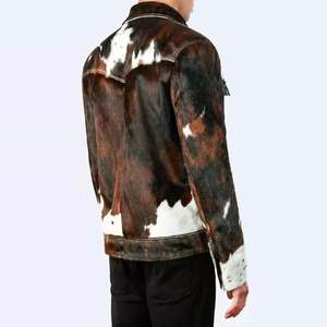 Modern Leather <b>Jacket</b> Men Cowhide Leather <b>Jacket</b> Genuine Cow Skin Stylish Casual Winter Fashion Wear - Product Image 4