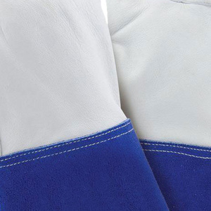 Guantes de Soldadura de Cuero Vacuno al Por Mayor, de Alto Rendimiento, Resistentes al Fuego, para Trabajos de Construcción - Product Image 4