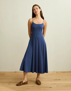 Vestido midi de punto con espalda descubierta AE - Product Image 5