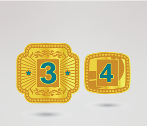 Ceinture de championnat de lutte en cuir vert personnalisée avec boucle en métal à emblème doré, quatre plaques latérales, sangles de 2 mm d'épaisseur - Product Image 4