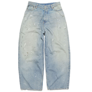 Jean en denim pour femme 100 % coton, séchage rapide, taille haute, coupe ample vintage, style baggy d'hiver, plusieurs couleurs - Product Image 1