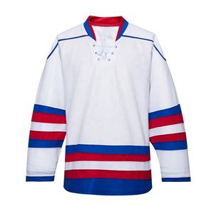 Maillots de hockey sur glace unisexes sublimés OEM, uniformes personnalisés pour adultes, antibactériens, avec logo et marque personnalisés - Product Image 2