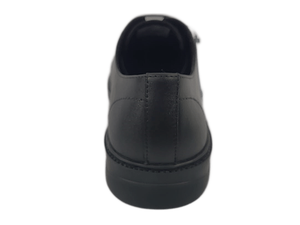 Zapatos Oxford de Vestir para Hombre Dlords Gad Penny, Negros, de Piel Vacuna, con Cordones, Punta en Pico, para Oficina y Carrera Profesional, Color Sólido, Hechos a Mano, con Entresuela de EVA - Product Image 3