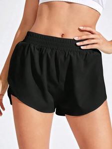 Shorts de yoga pour femmes, leggings élastiques pour la course à pied et l'entraînement, shorts de sport pour dames, vêtements de sport - Product Image 5